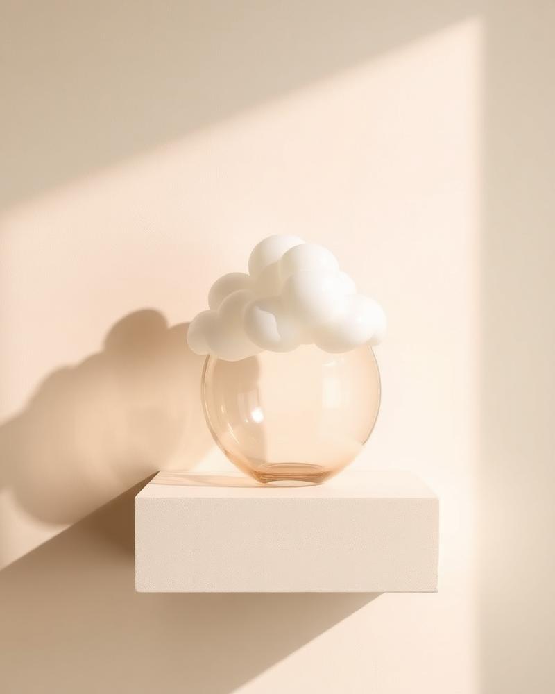 Cloud Glass Vessel